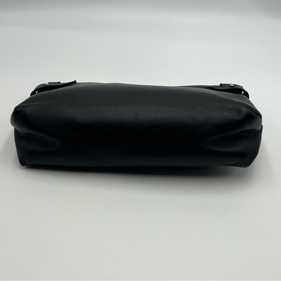 Danielle Sakry Handmade Black Leather Clutch - Picture 4 of 7